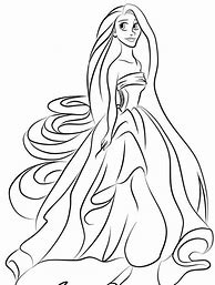 Image result for Barbie as Rapunzel Coloring Pages