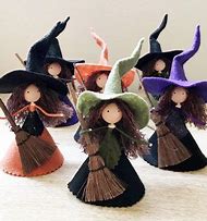 Image result for Halloween Witches Dolls