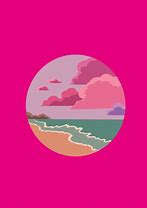 Image result for Retro Sunset Beach Vector