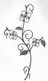 Image result for Simple Flower Drawing Template