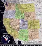 Image result for Western United States Map