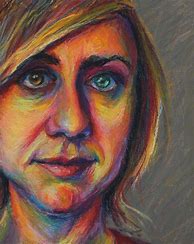 Image result for Self Portrait Collage Oil Pastels