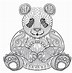 Image result for Panda Coloring Pages Hard