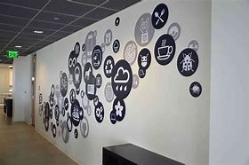 Image result for Modern Office Wall Graphics