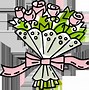 Image result for Cartoon Flower Bouquet Clip Art