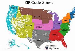 Image result for United States Map with Zip Codes