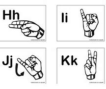 Image result for American Sign Language Cards