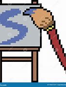 Image result for Paintbrush Pixel Art