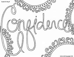 Image result for Confidence Coloring Pages