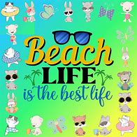 Image result for Beach Life Stickers