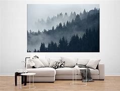 Image result for Mounted Canvas Forest Wall Art