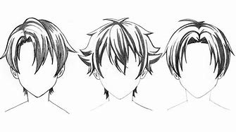 Image result for How to Draw Curly Anime Boy Hair