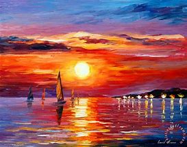 Image result for Sun Art Painting