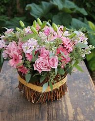 Image result for Pink Flower Arrangements Centerpieces