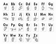 Image result for Sign Language Alphabet Printable