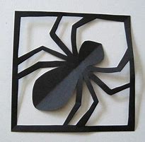 Image result for Halloween Spider Paper Cut Out