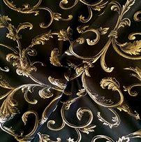 Image result for Black and Gold Cotton Fabric