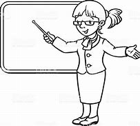 Image result for teacher clip art black and white