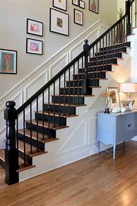 Image result for Farmhouse Hallway Stairs