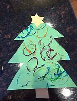 Image result for Paper Towel Roll Christmas Tree