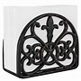 Image result for Cast Iron Napkin Holder with Fleur De Lis