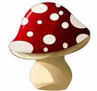 Image result for Red and White Mushroom Clip Art