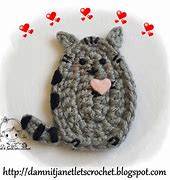 Image result for Crochet Cat Applique Pattern Free