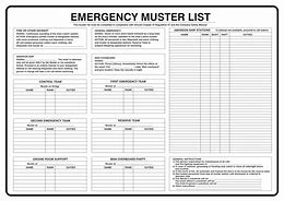 Image result for Sample of Muster List