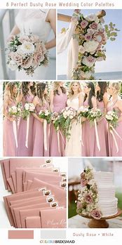 Image result for Dusty Rose Wedding Colors