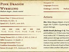 Image result for Pink Dragon Dnd 5E