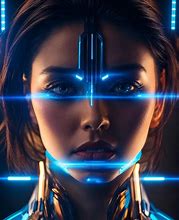 Image result for Cyborg Half Human Woman