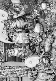 Image result for Cat Coloring Book