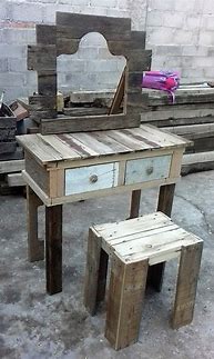 Image result for Vanity From Shipping Pallet