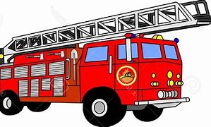 Image result for Fire Engine Clip Art Black and White