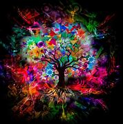 Image result for Tree of Life Colorful Background