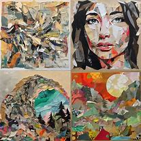 Image result for Torn Paper Collage Background