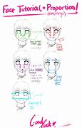 Image result for Basic Face Proportions Anime