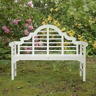 Image result for Lutyens White Garden Bench