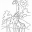 Image result for Mother and Baby Giraffe Coloring Pages