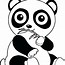 Image result for Panda Outline Coloring Pages