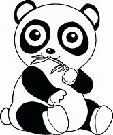 Image result for Panda Outline Coloring Pages