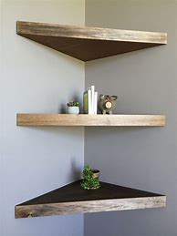 Image result for Living Room Corner Shelves