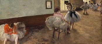 Image result for Edgar Degas Dancing Class