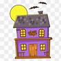 Image result for Halloween Haunted House Clip Art