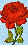 Image result for Single Rose Painting