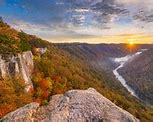 Image result for New River Gorge Bridge Fall Foliage