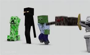 Image result for A Creeper and Steve Playing Minecraft