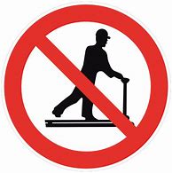 Image result for No Pallet Sign