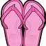 Image result for Side View Flip Flop Clip Art