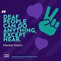 Image result for Deaf Awareness Week Graphic